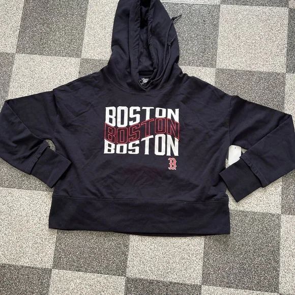 NWT Campus Lifestyle Boston Dark Navy Blue Hoodie- Size Small - Picture 2 of 7